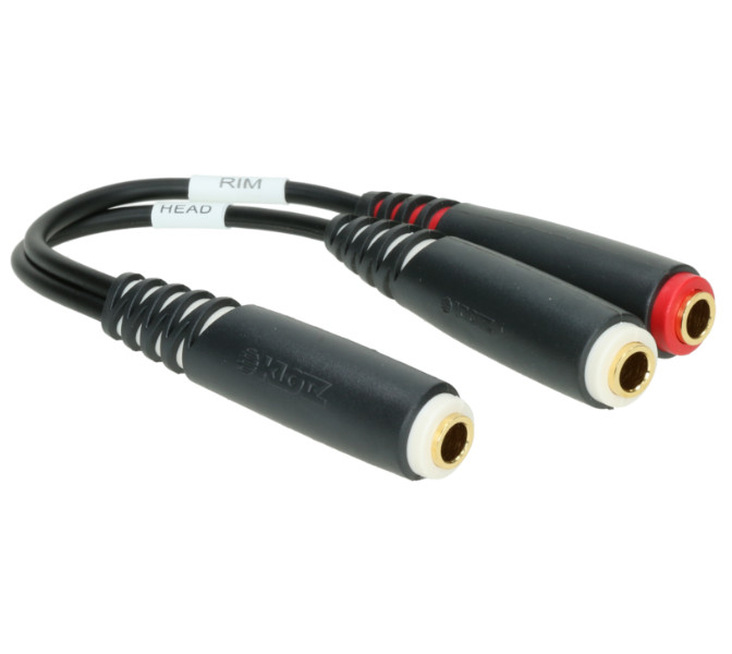 KLOTZ AYS-7 - Y-redukcia, Jack 6,3(S) samica -> 2x Jack 6,3(M) samica