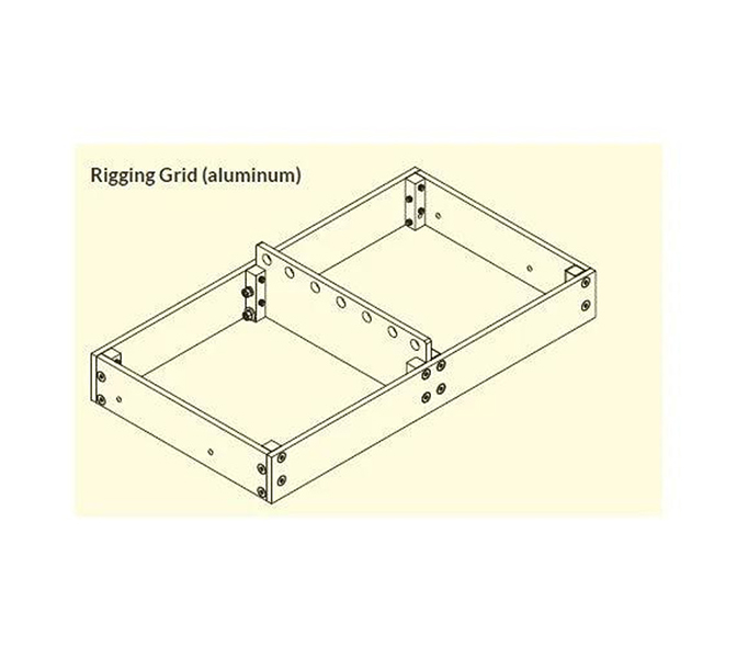 Rigging mriežka pre CCA10i, čierna