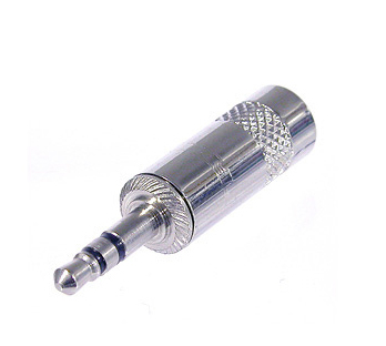 REAN káblový samec Jack stereo 3,5mm, silver